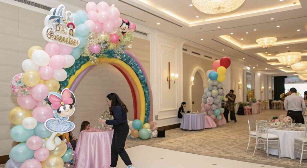 decoracion con globos para fiestas